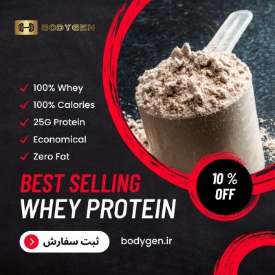 Red & Black Minimalist Whey Protein Instagram Post