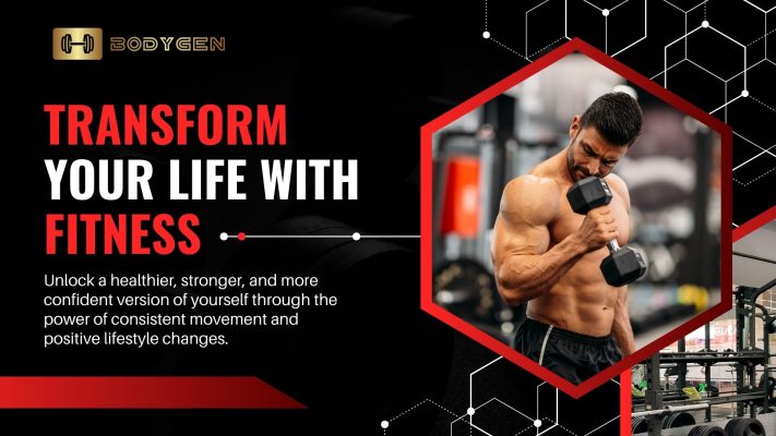 Red and Black Modern Fitness Presentation